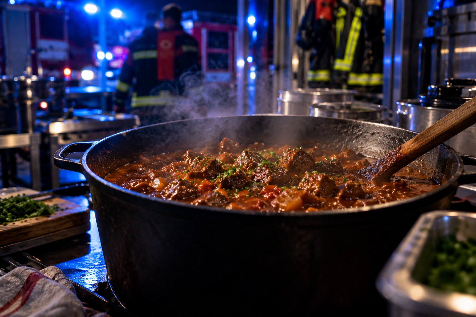 Einsatz-Gulasch – schnelles Rezept für Rettungskräfte