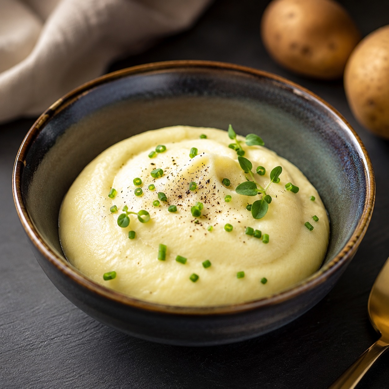 Warmer Kartoffel-Espuma – luftig und cremig