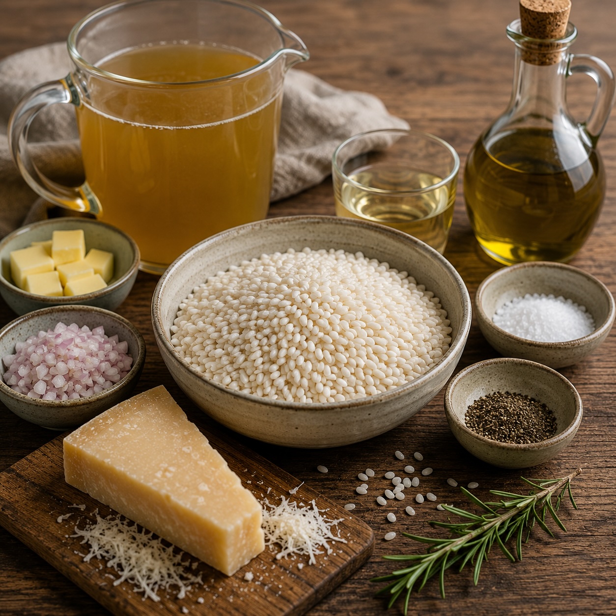 Die wichtigsten Zutaten für ein perfektes Risotto