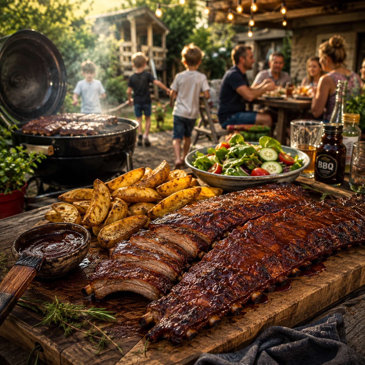 Spareribs für Freunde vom Grill