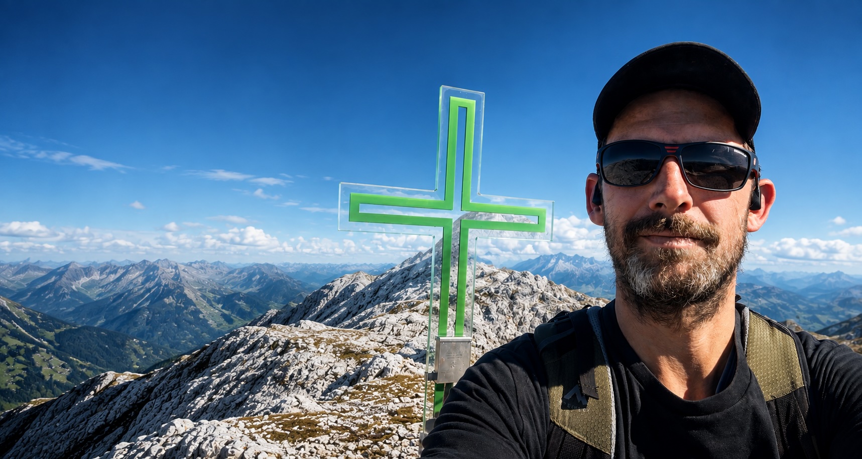 Schartwand – gläsernes Gipfelkreuz – Markus Kapeller